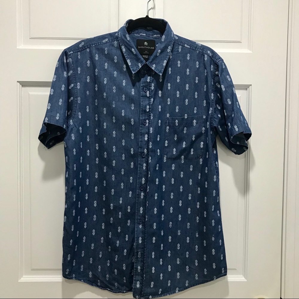 Men’s Pineapple denim shirt